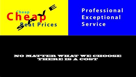 The Cost Of Cheapest Price