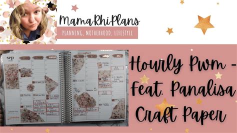 PLAN WITH ME ERIN CONDREN HOURLY FEAT PANALISA CRAFT SCRAPBOOKING