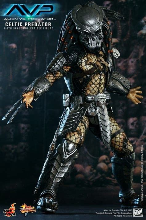 Hot Toys Alien Vs Predators Celtic Predator Alien Vs Predator Predator Alien Vs