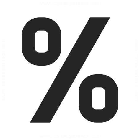 symbol percent icon iconexperience professional icons  collection