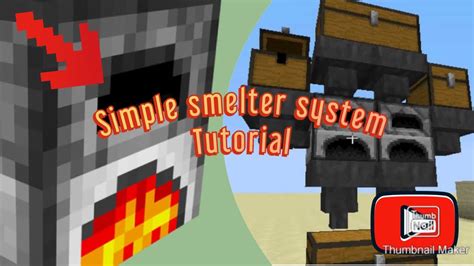 Auto Smelter Schematic How To Make An Auto Smelter In Minecr