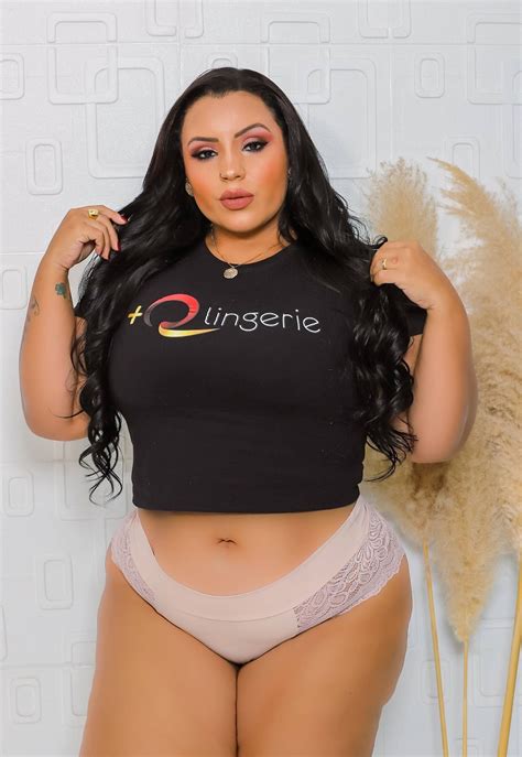 Calcinha Plus Size Renda Sobreposta Nude Mais Que Lingerie