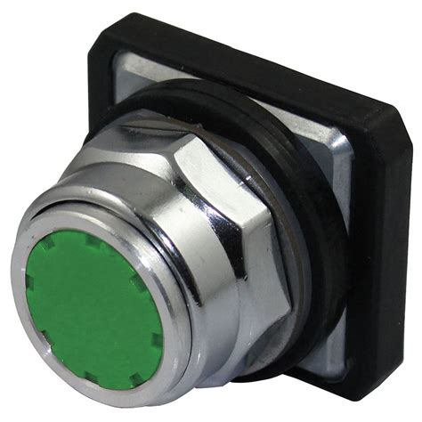 DAYTON Push Button Operator 30 Mm Size Momentary Push Green 4 13