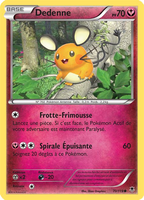 Dedenne Xy Vigueur Spectrale Pok P Dia