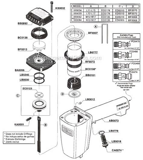 Staple Gun Parts Diagram