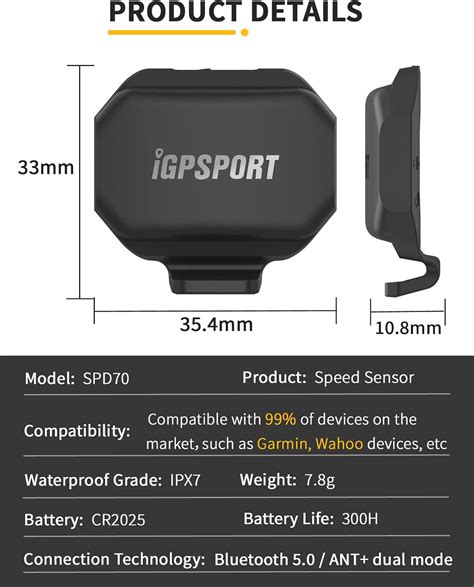 IGPSPORT Paquete De Sensores BSC200 Computadora GPS Para Bicicleta Con