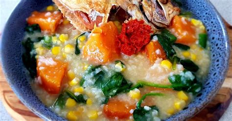 TINOTUAN / BUBUR MANADO (Manado Vegetable Porridge) Recipe by Kezia's ...