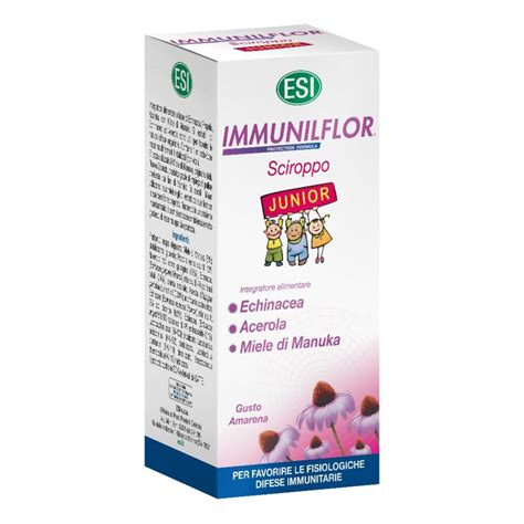 Esi Immunilflor Sciroppo Junior Integratore Alimentare 180 Ml Openfarma