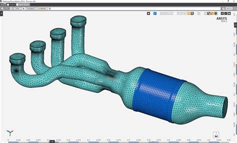 Discovery Aim Fluid Simulation Of A Porous Medium In An Exhaust System Ansys Knowledge