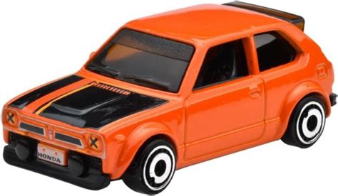 [jp Ver ] Hot Wheels Premium 1 64 Diecast Model Car Basic Car 73 Honda Civic Custom