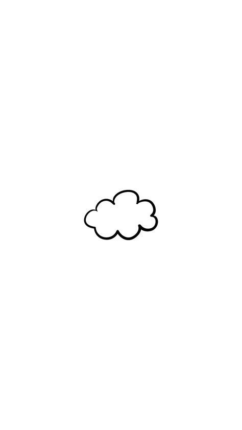 Cloud - White Background Minimalist Wallpaper | Minimalist wallpaper ...