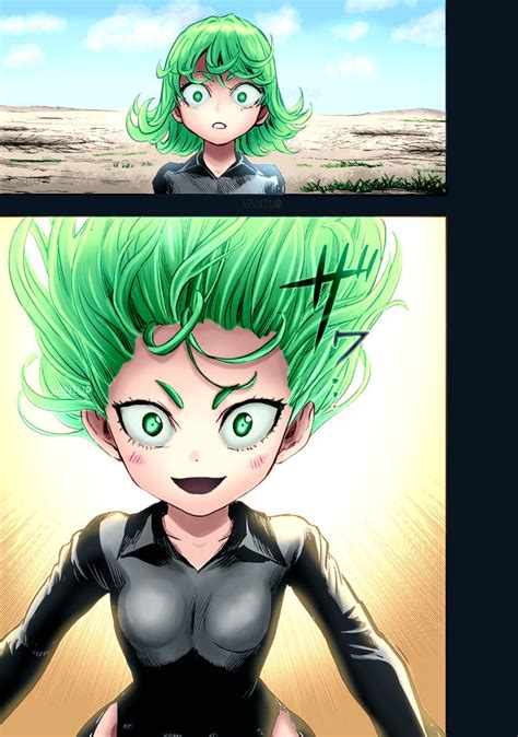 OPM chap 179 colored: Tatsumaki's Happy Face by vantud on DeviantArt