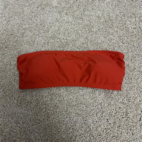 Red Bandeau Bikini Top Bought From Target For Depop