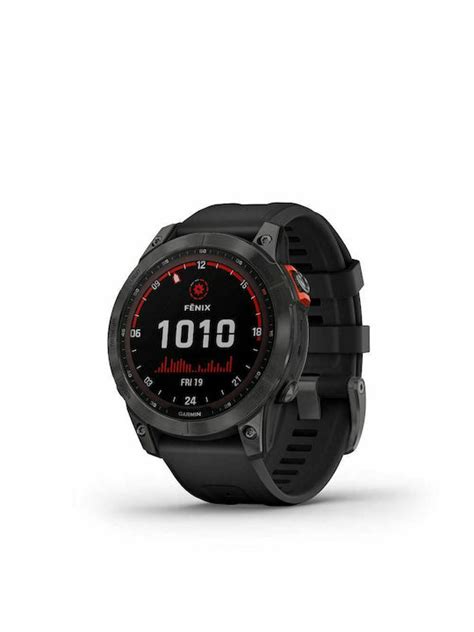 Garmin Fenix 7 Solar Stainless Steel 47mm Αδιάβροχο Smartwatch με