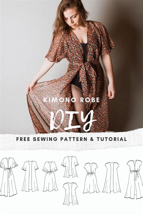 Free Sewing Pattern Diy Kimono Sewing Pattern Dress Sewing Patterns Free Diy Sewing Clothes