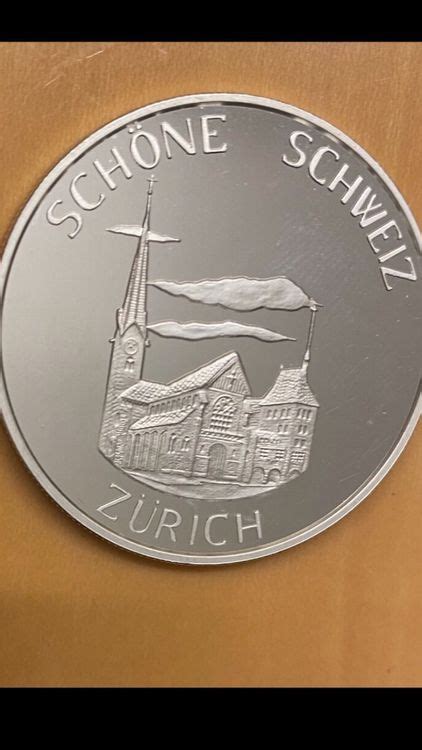 Schweizer Medaille Silber925 31 5g Schöne Schweiz Zürich Kaufen auf