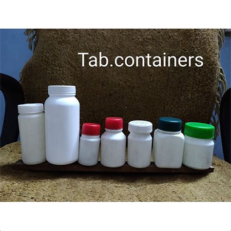 White Plastic Tablet Container At Best Price In Vadodara Metco