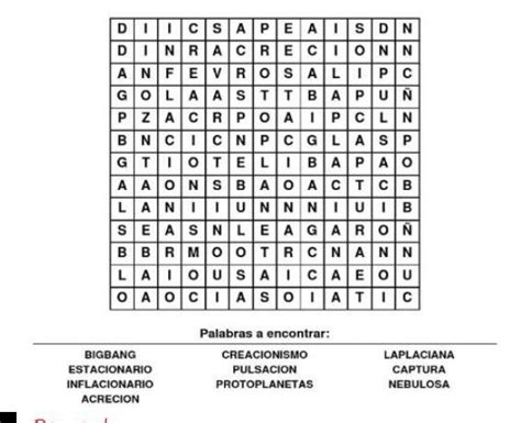 2 Resuelve la siguiente sopa de letras ayúdenme plis Brainly lat