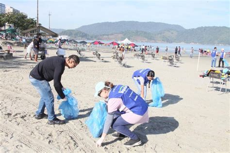 Mutir O De Limpeza Retira Mais De Kg De Microlixo Em Praia De Santos