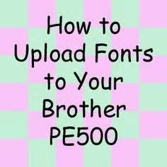 13 Brother Embroidery Fonts Images - Brother Embroidery Font Software ...