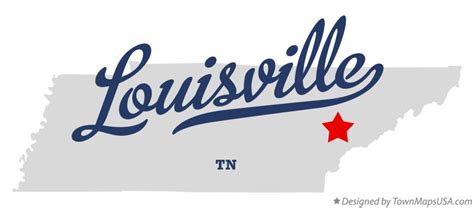 Map of Louisville, TN, Tennessee