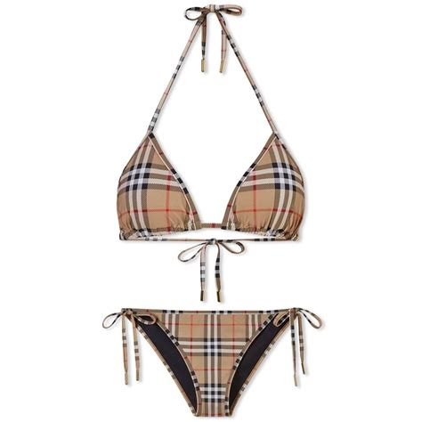 Burberry Checked Bikini Burberry