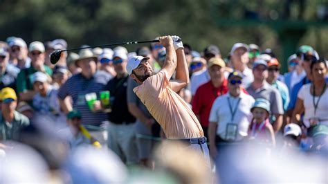 Masters Champion Scottie Scheffler Of The United States Plays A Stroke