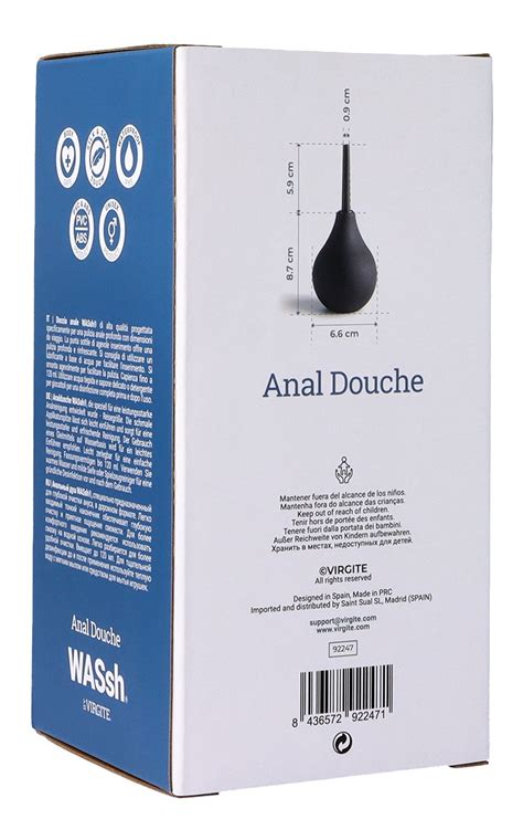 ENEMA LIMPIEZA ANAL NEGRA ML Virgite