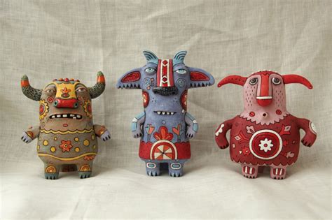 Сказочный народец 325 Photos Vk Ceramic Monsters Clay Art