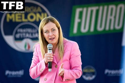 Giorgia Meloni Giorgiaameloni Nude Leaks Photo Thefappening