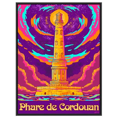 Affiche Du Phare De Cordouan Version Hyppi