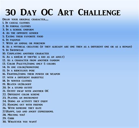 Draw Your Original Character Day Oc Art Challenge Day Drawing