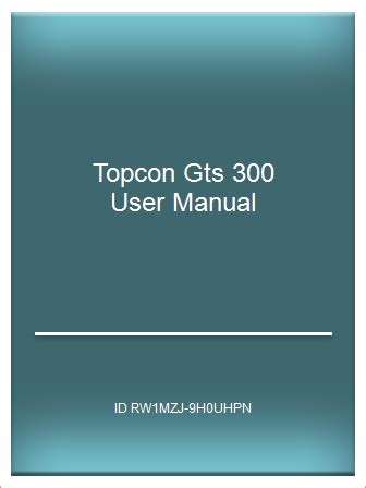 Online P D F Topcon Gts User Manual Telegraph