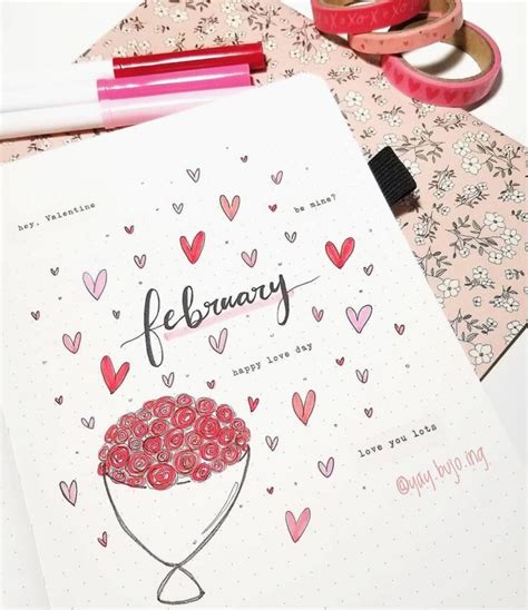 Best February Bullet Journal Spreads For Inspiration