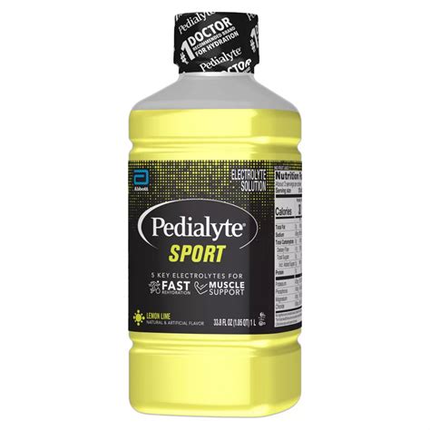 pedialyte sport electrolyte solution lemon lime shop diet fitness