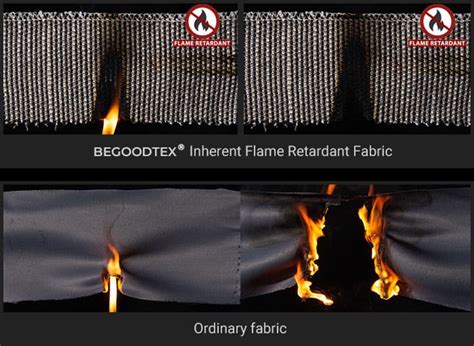 Inherent Flame Retardant Fabric After 100 Washes Fire Protection