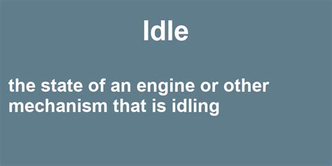 idle   sentence  real  sentences