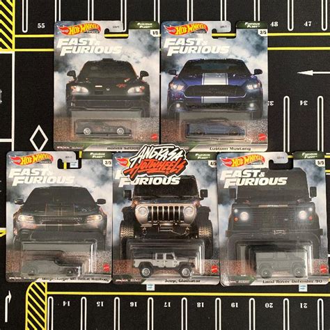Hot Wheels Fast Furious Premium Furious Fleet Original Shopee Malaysia