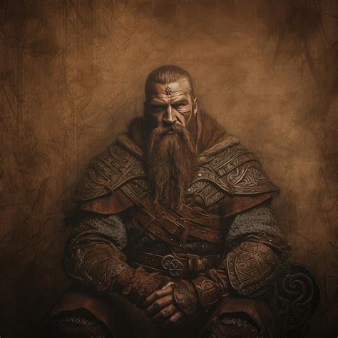 Premium Photo | Valor Unleashed Viking Warrior Embracing the Raw Power ...