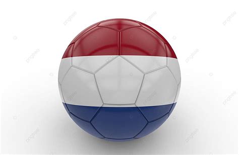 Soccer Ball With Netherland Flag 3d Rendering World Three Country Photo