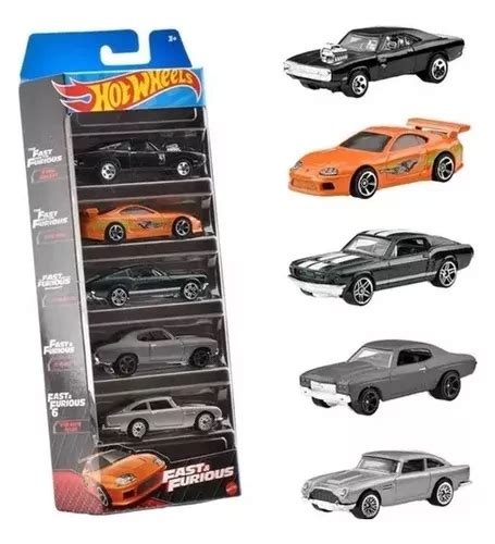 Hot Wheels Rápido Y Furioso 5 Pack Fast And Furious Mattel New