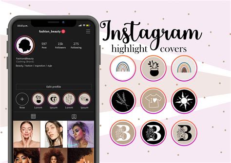 Custom Instagram Highlight Covers on Behance