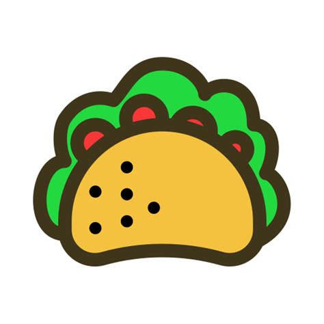 Icono De Taco Generic Color Lineal Color