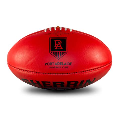 Afl Team Leather Ball Port Adelaide