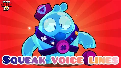 Squeak Voice Lines Brawl Stars YouTube