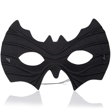 Bat Eye Mask Costume - Superhero Black Bat Face Masks Dress Up Costume ...