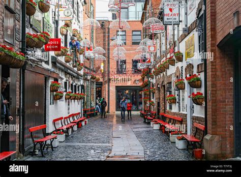 Commercial Court Cathedral Quarter Belfast Northern Ireland Stock