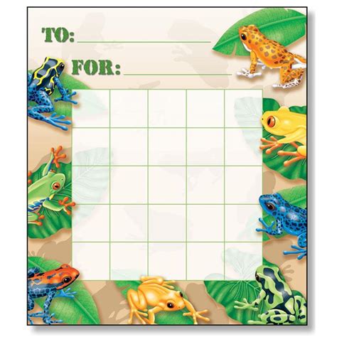 Frogs Mini Incentive Charts 36 Count Package By North Star Teacher