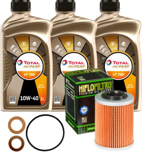 Cfmoto Oil Change Kit Cforce Zforce Uforce Synthetic Blend W Total