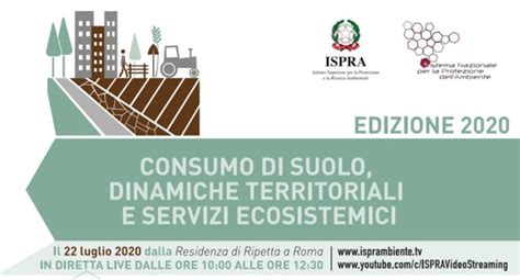 Consumo Di Suolo Dinamiche Territoriali E Servizi Ecosistemici